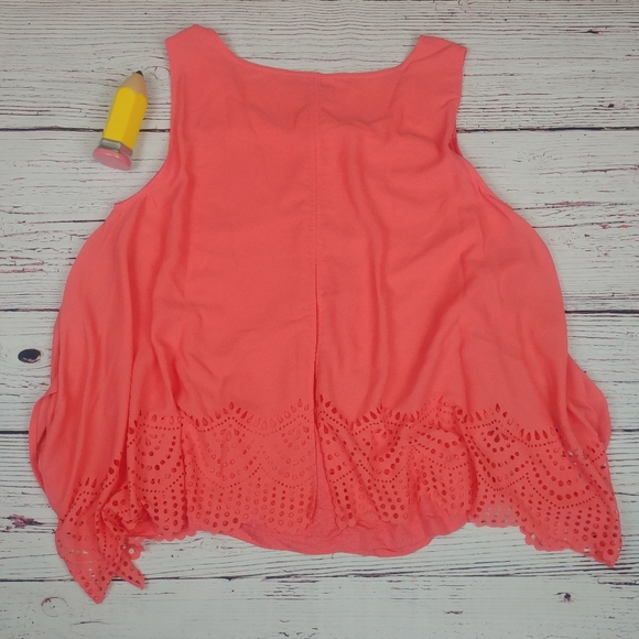 Alyx Lazer Cut Patterned Flowy Tank - Picture 5 of 8